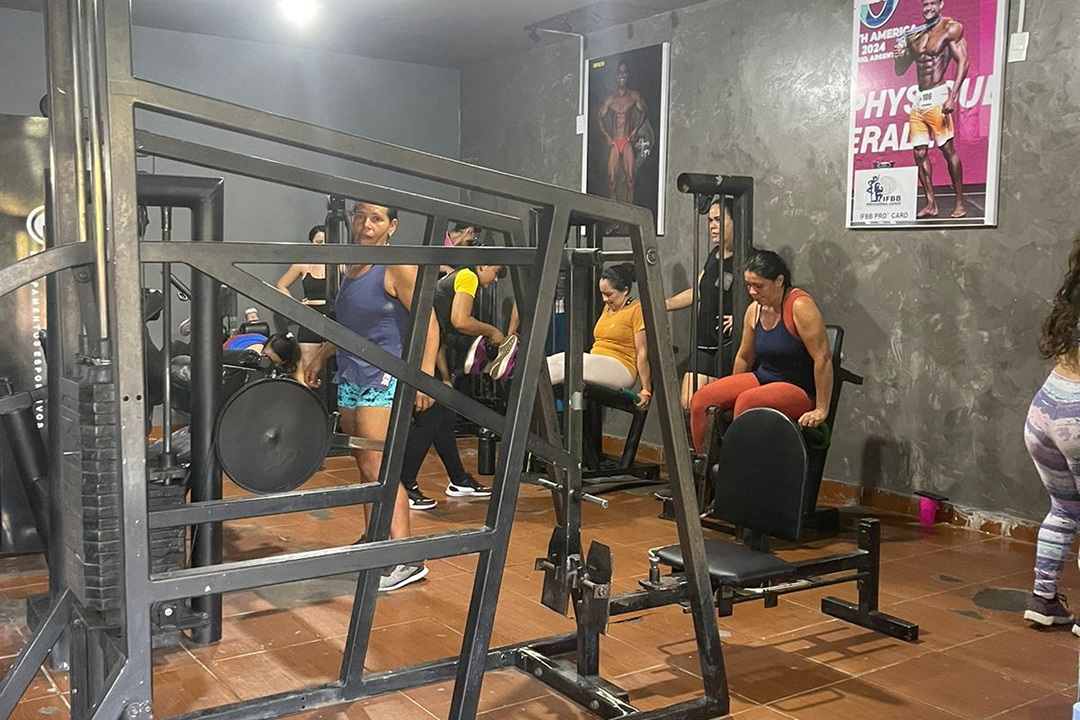 Imagem da estrutura da academia