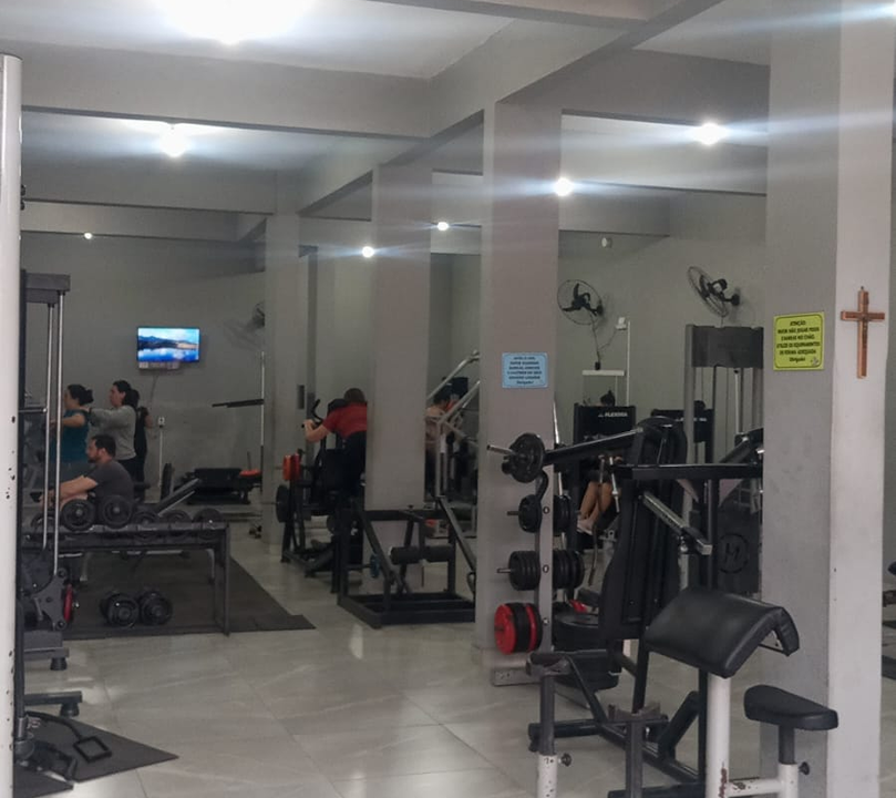 Imagem da estrutura da academia