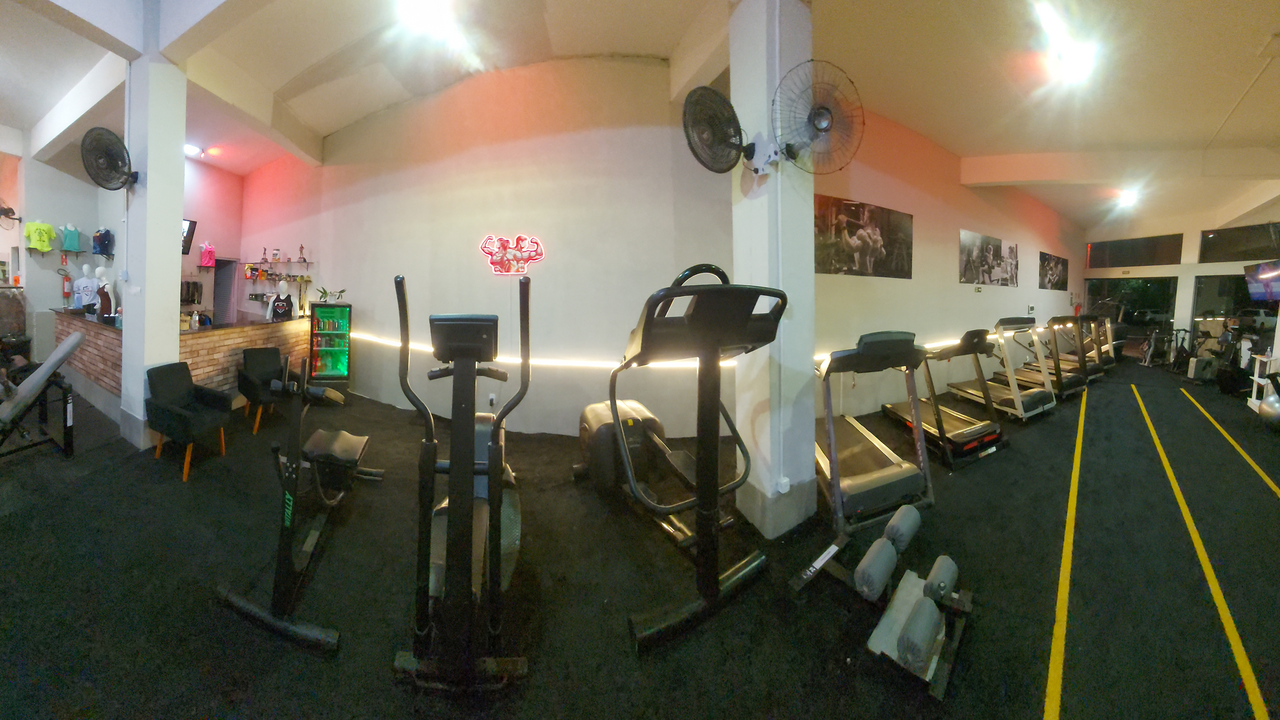 Imagem da estrutura da academia