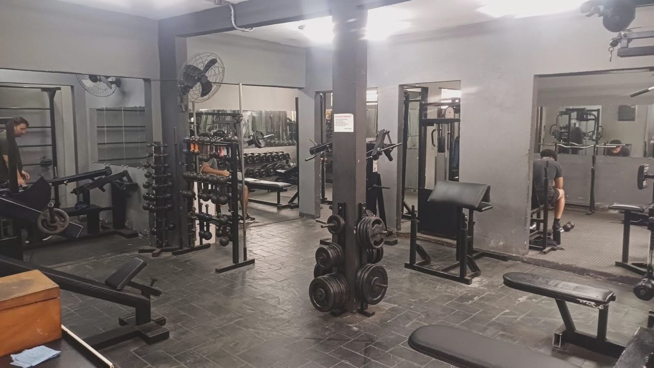 Imagem da estrutura da academia