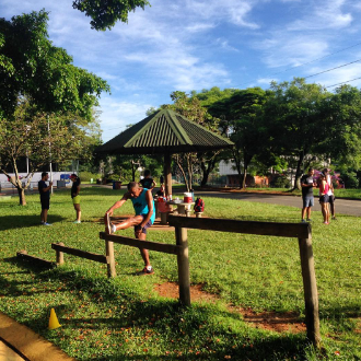 Imagem da estrutura da academia