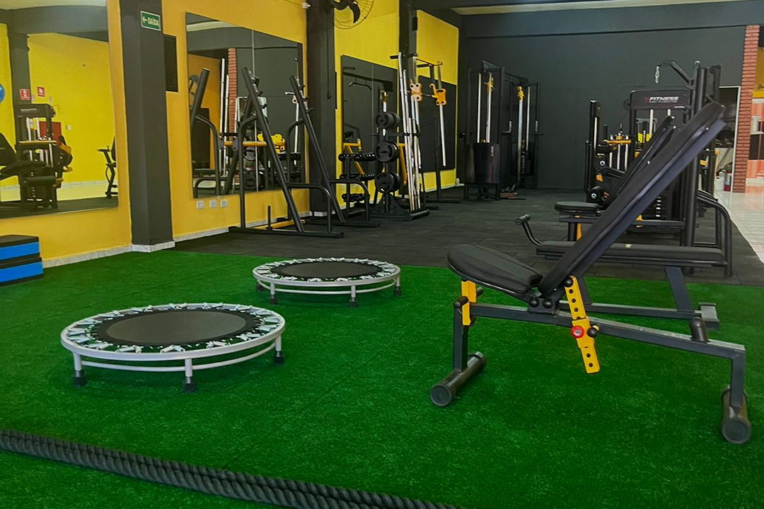 Imagem da estrutura da academia