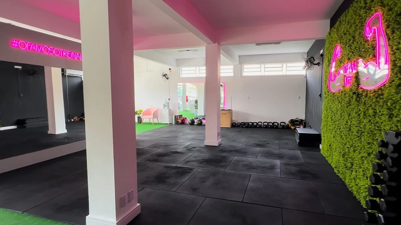 Imagem da estrutura da academia
