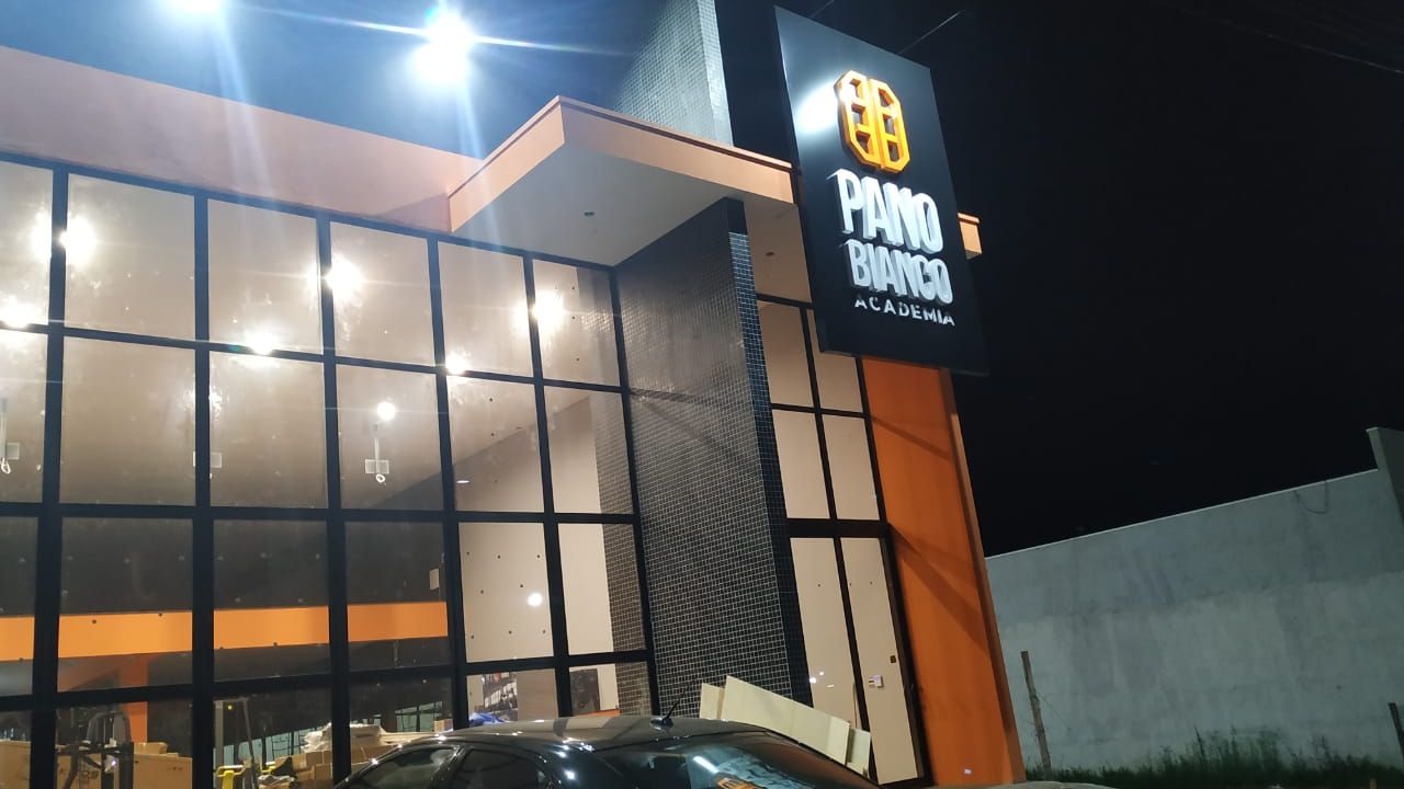 Imagem da estrutura da academia