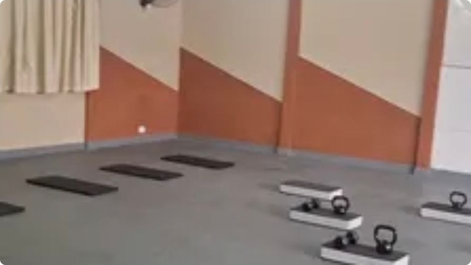 Imagem da estrutura da academia