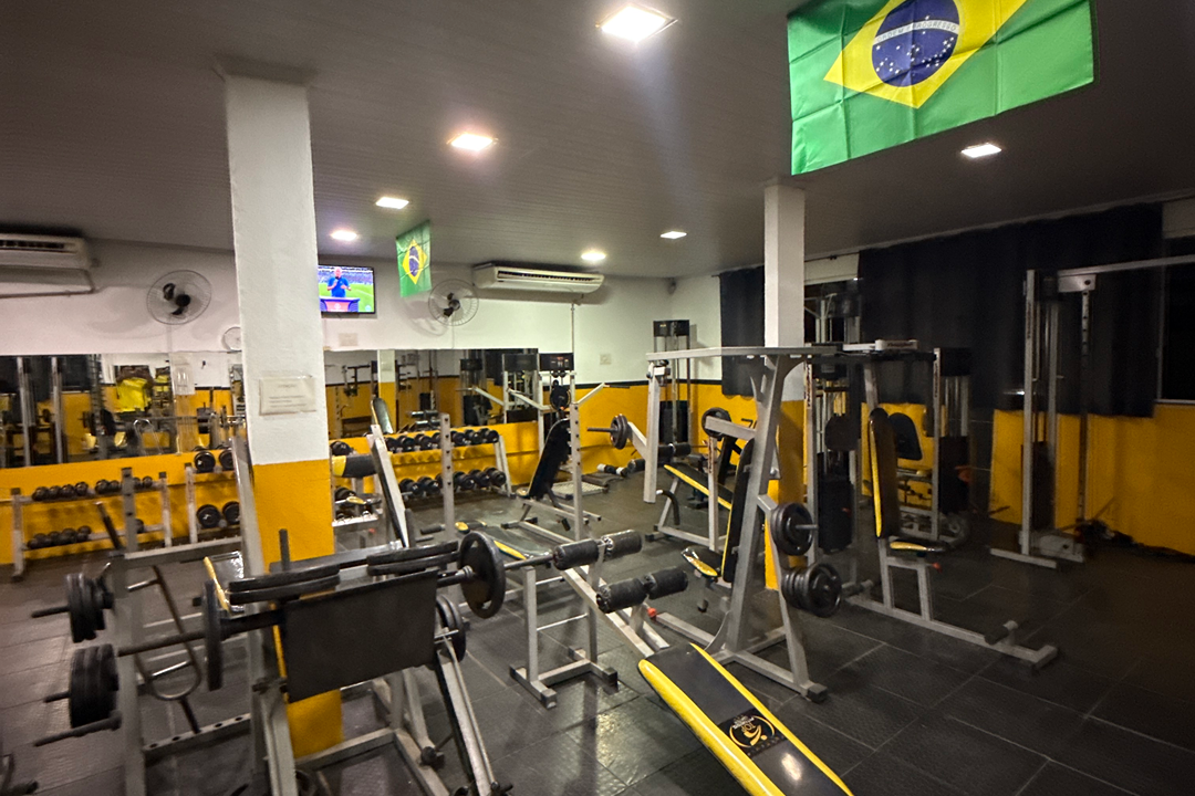 Imagem da estrutura da academia