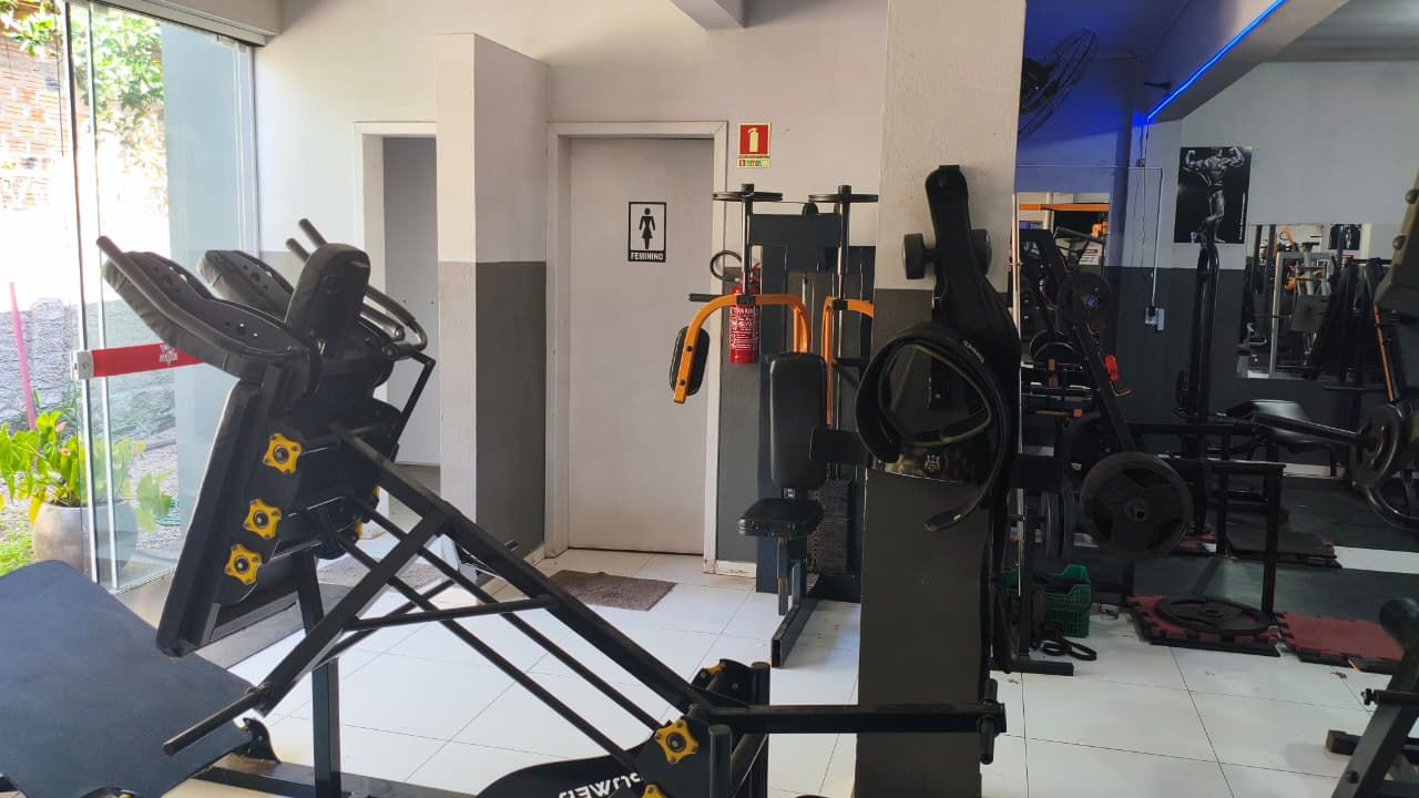 Imagem da estrutura da academia