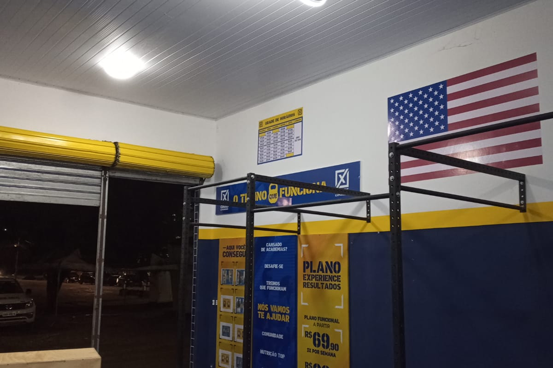 Imagem da estrutura da academia