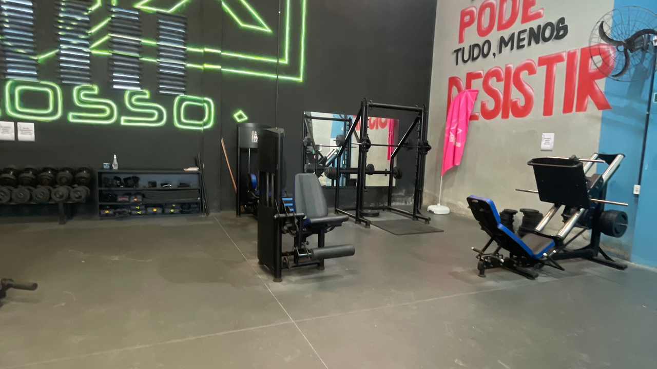 Imagem da estrutura da academia