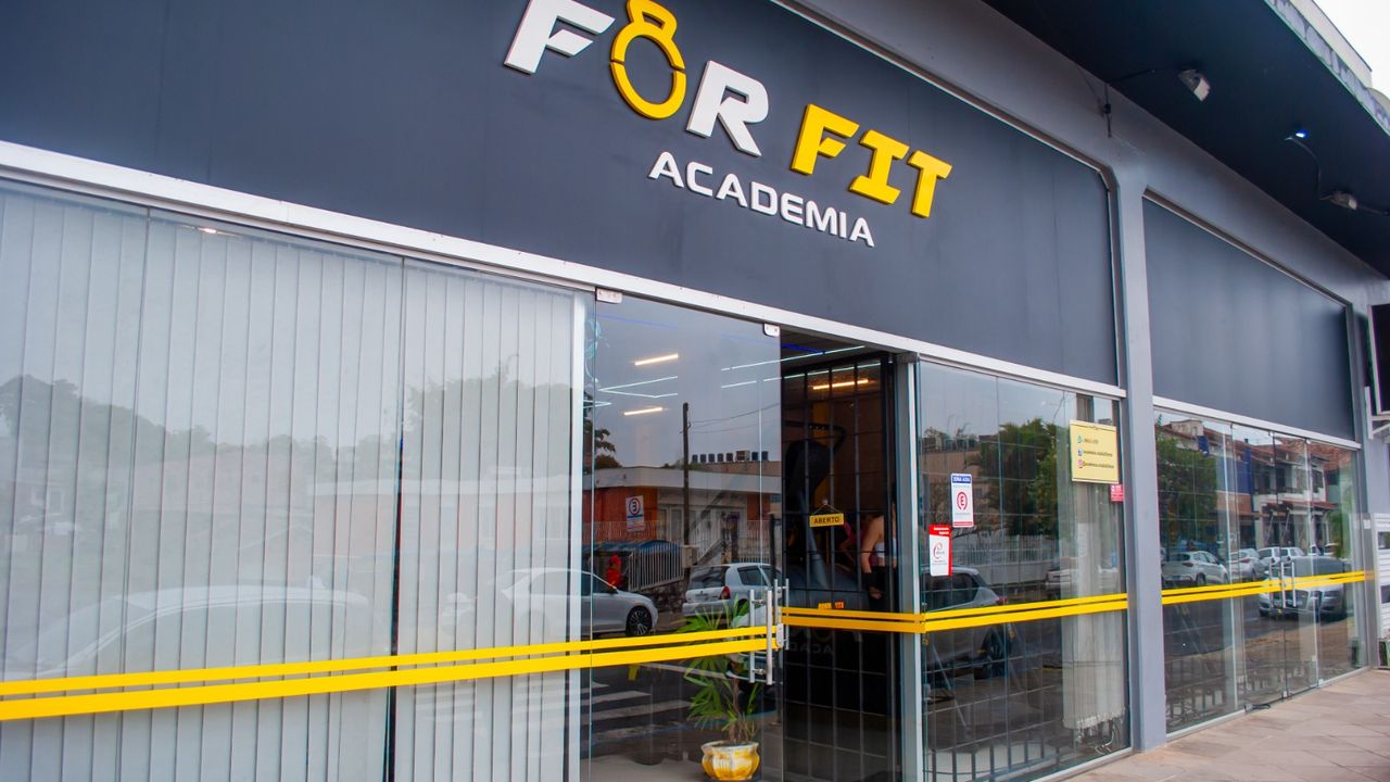 Imagem da estrutura da academia