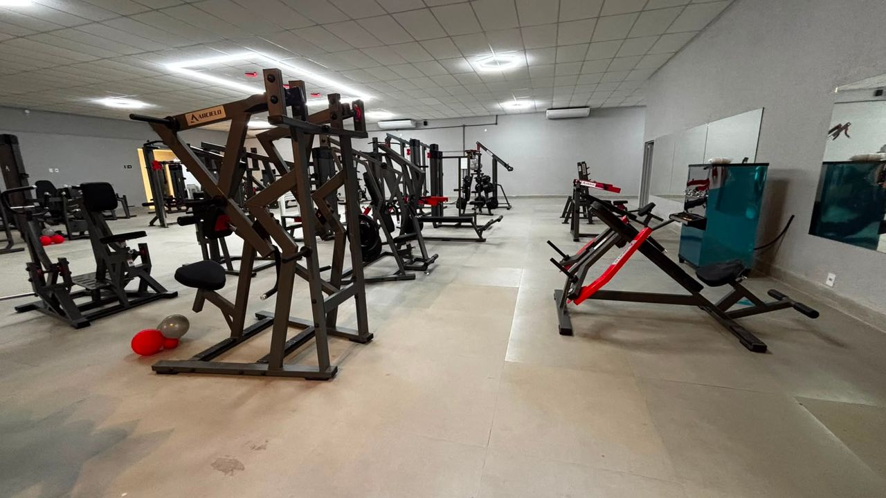 Imagem da estrutura da academia