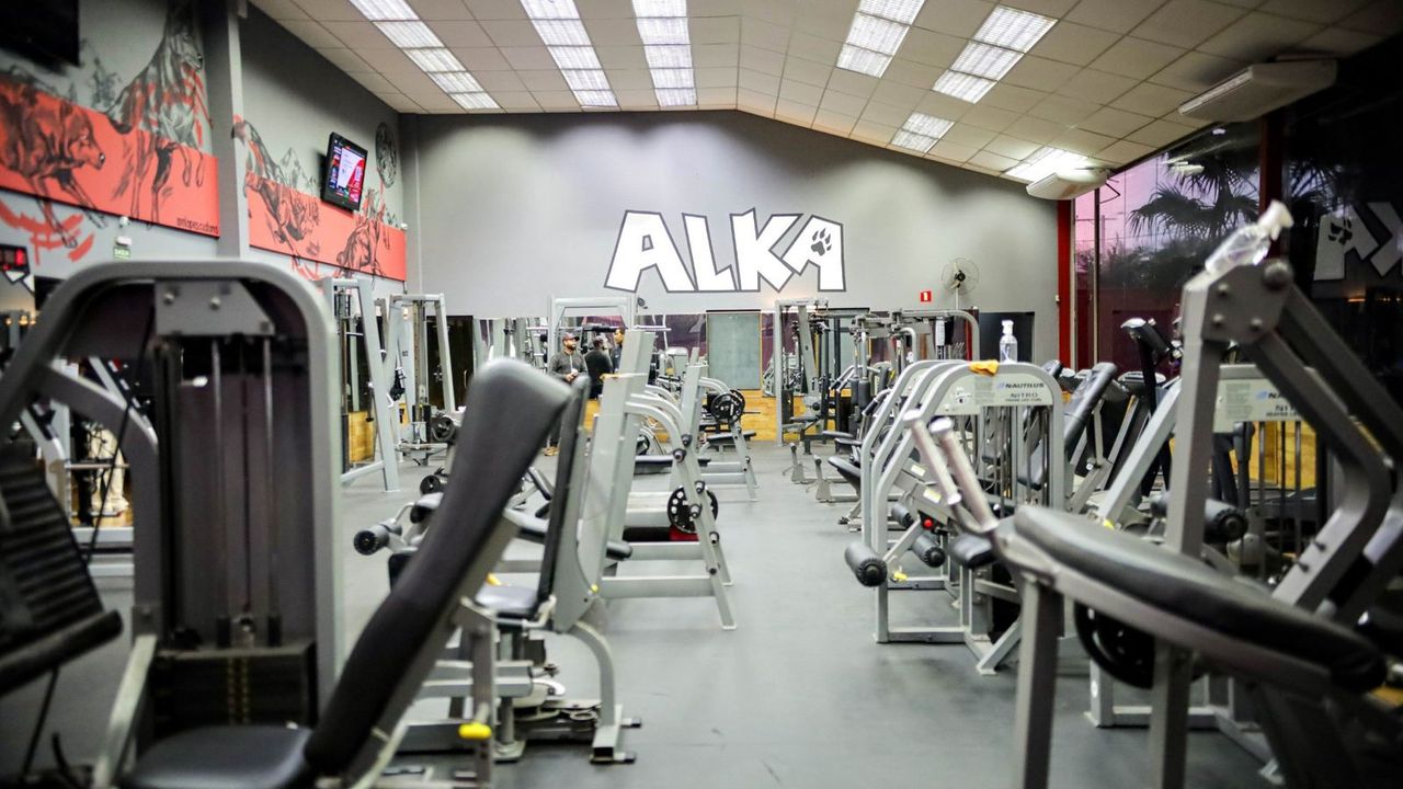 Imagem da estrutura da academia