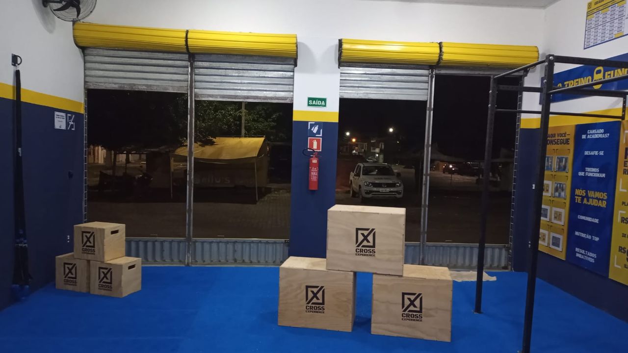 Imagem da estrutura da academia