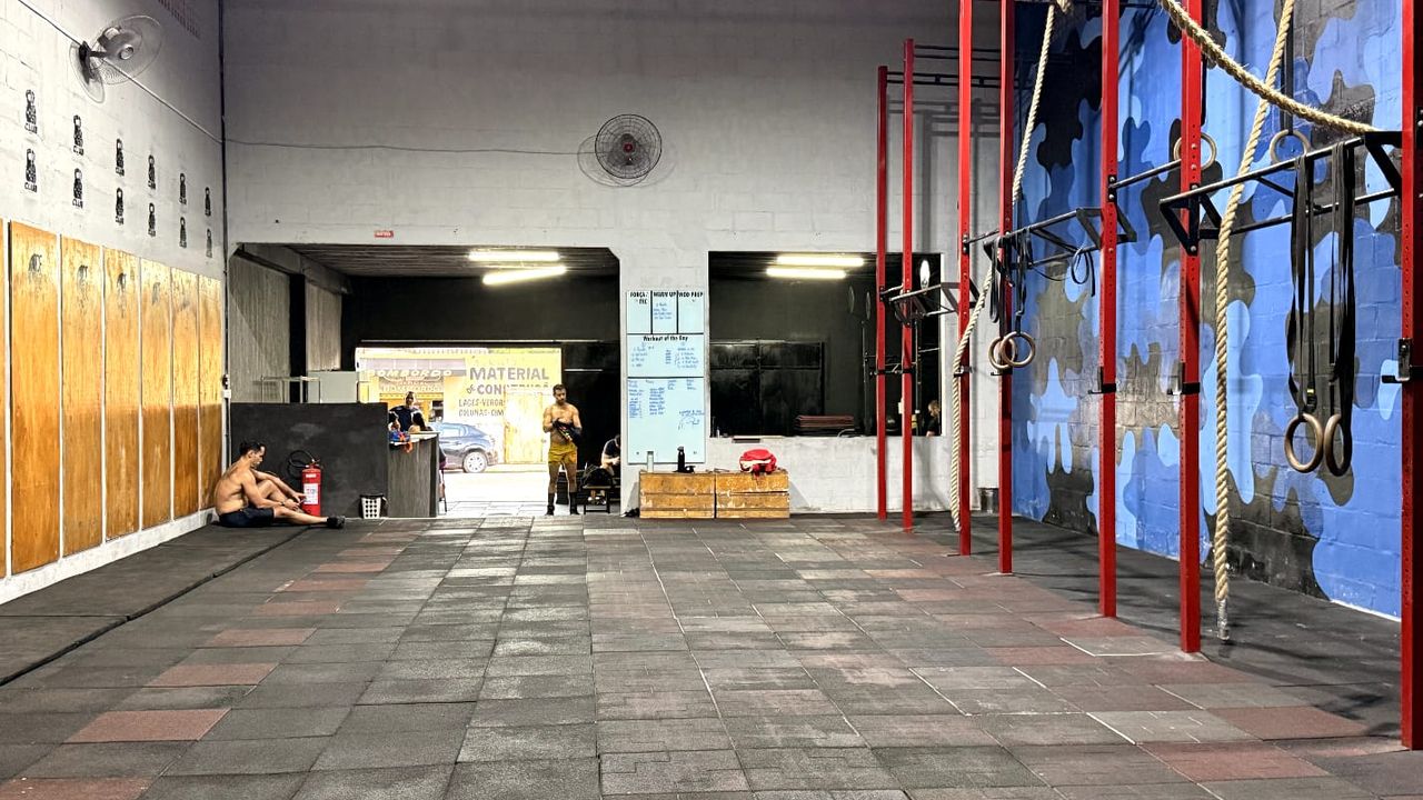 Imagem da estrutura da academia