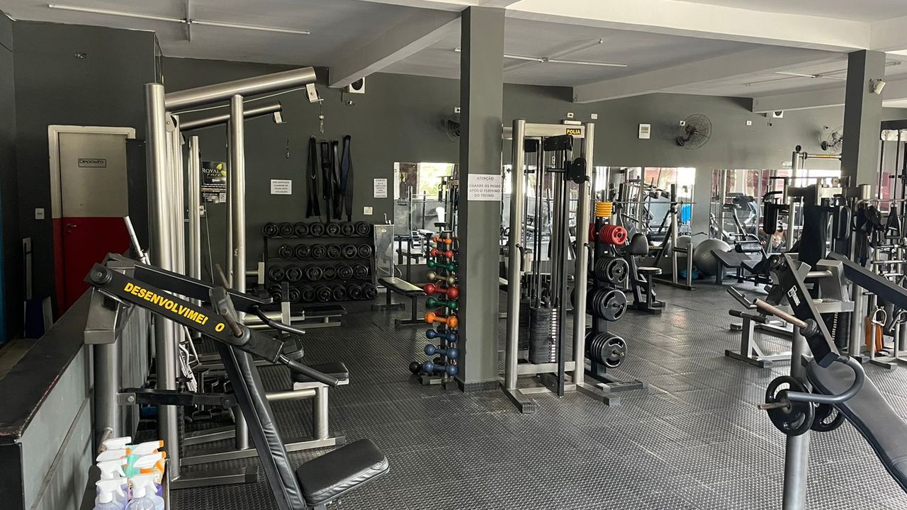 Imagem da estrutura da academia