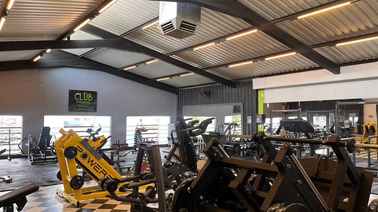 Imagem da estrutura da academia