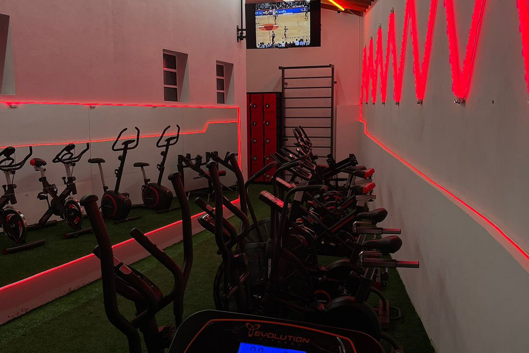 Imagem da estrutura da academia