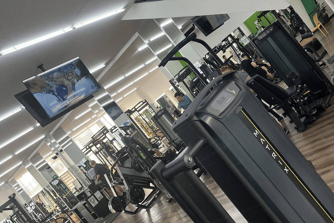 Imagem da estrutura da academia