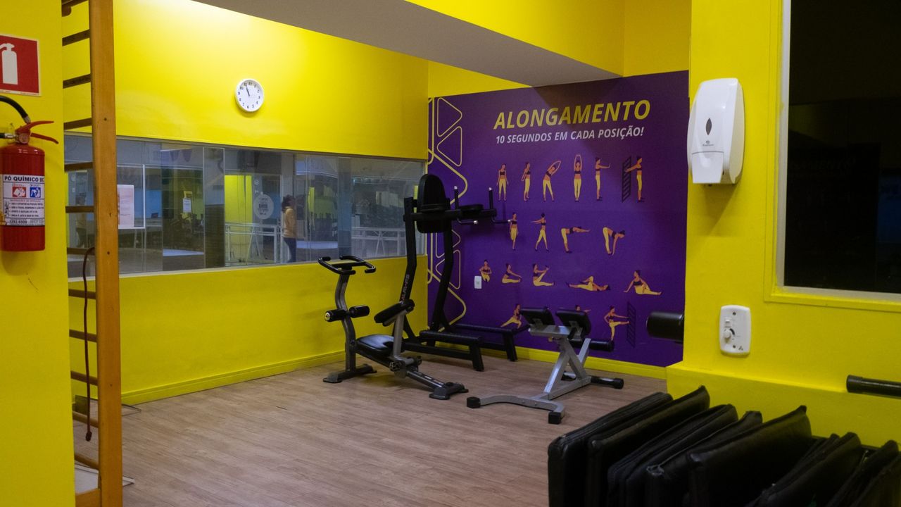 Imagem da estrutura da academia