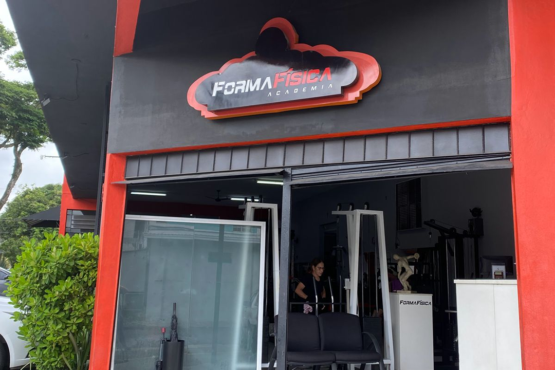 Imagem da estrutura da academia