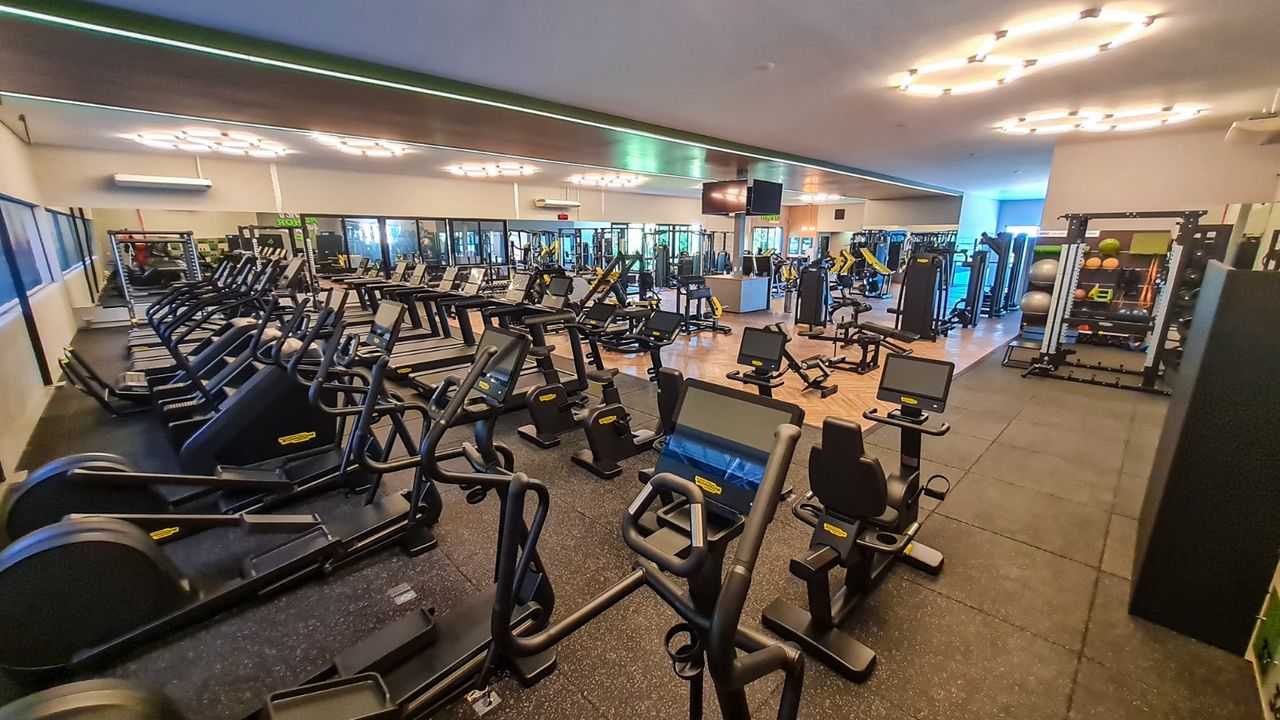 Imagem da estrutura da academia