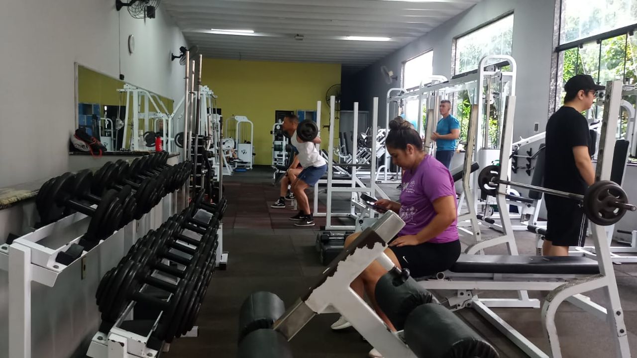 Imagem da estrutura da academia