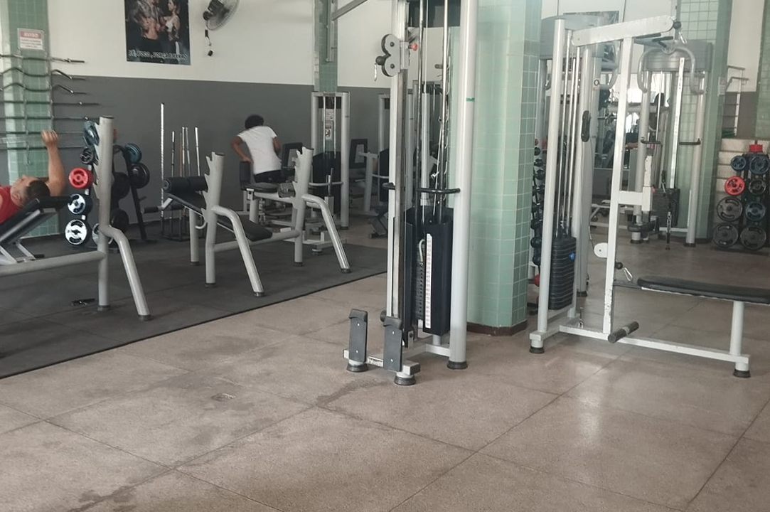 Imagem da estrutura da academia