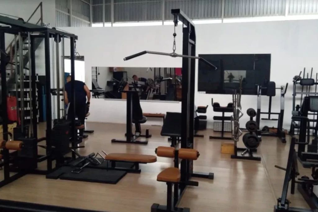 Imagem da estrutura da academia
