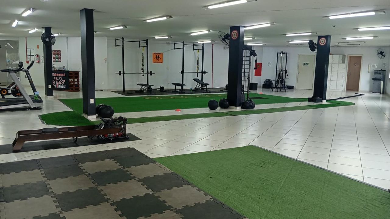 Imagem da estrutura da academia