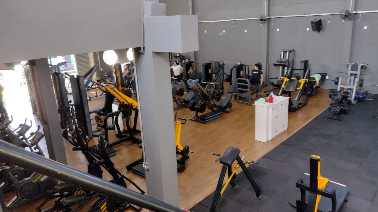 Imagem da estrutura da academia