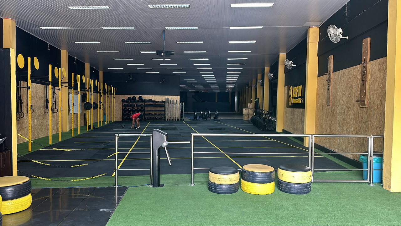 Imagem da estrutura da academia