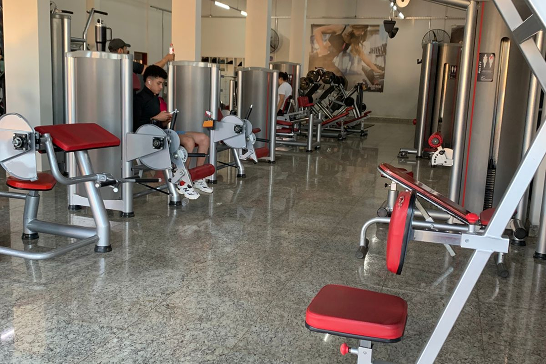 Imagem da estrutura da academia