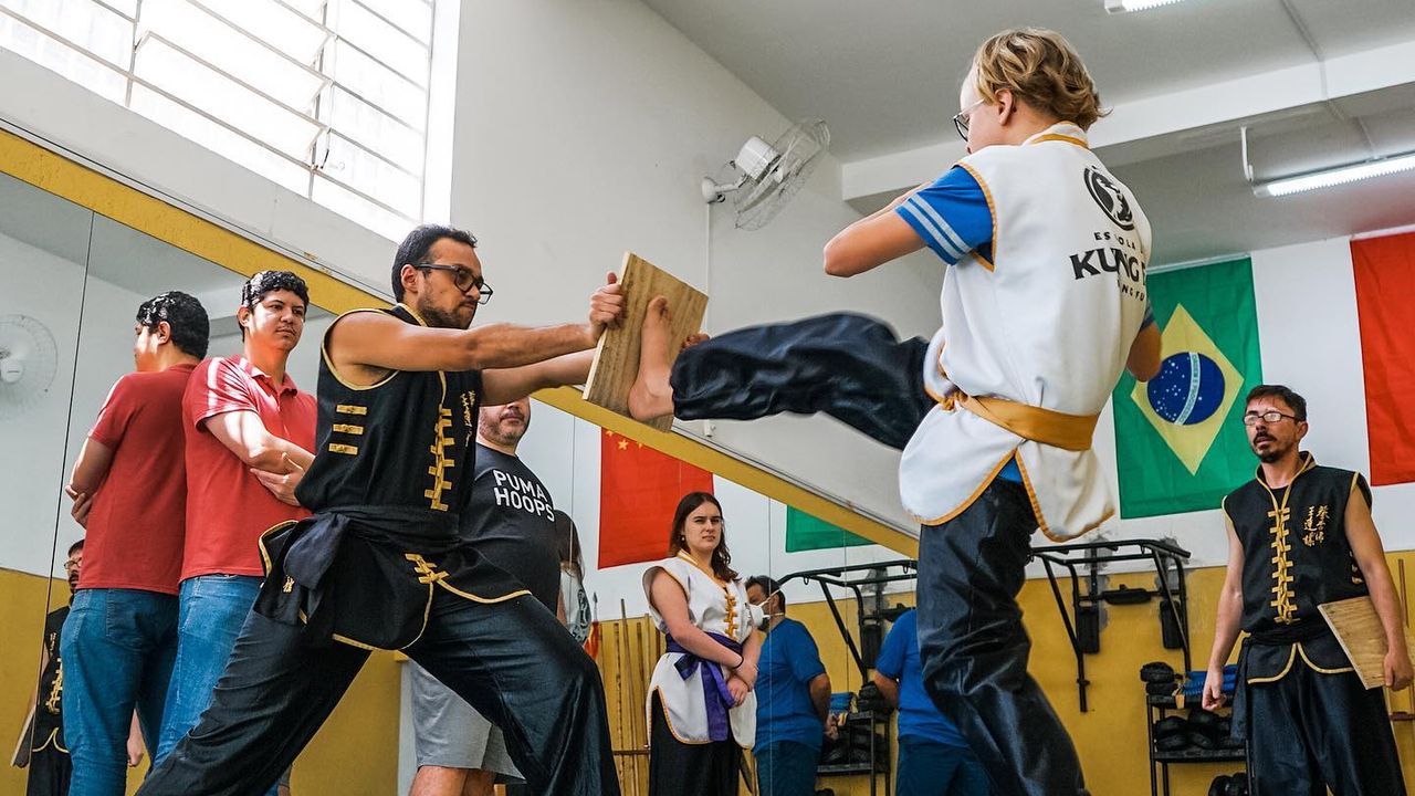 Imagem da estrutura da academia