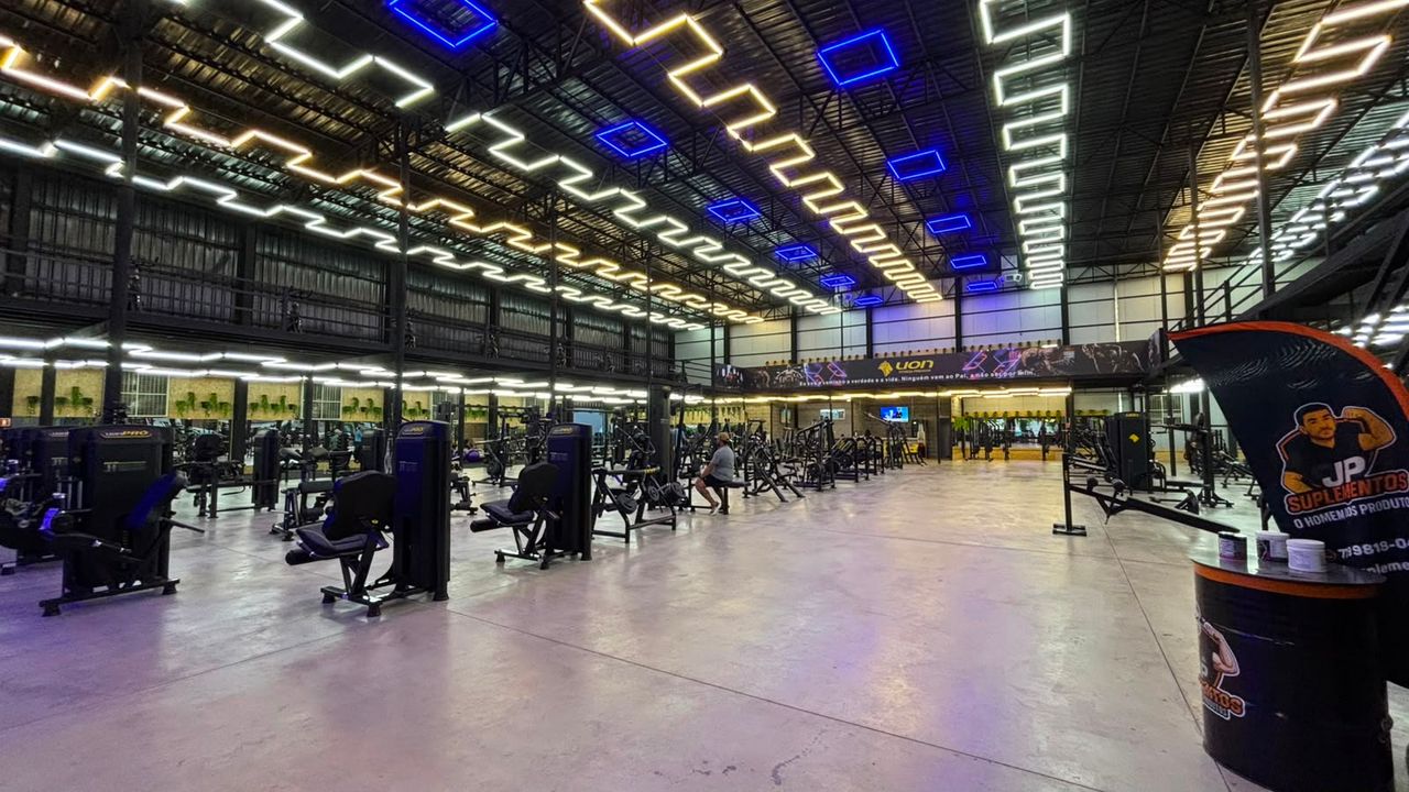 Imagem da estrutura da academia