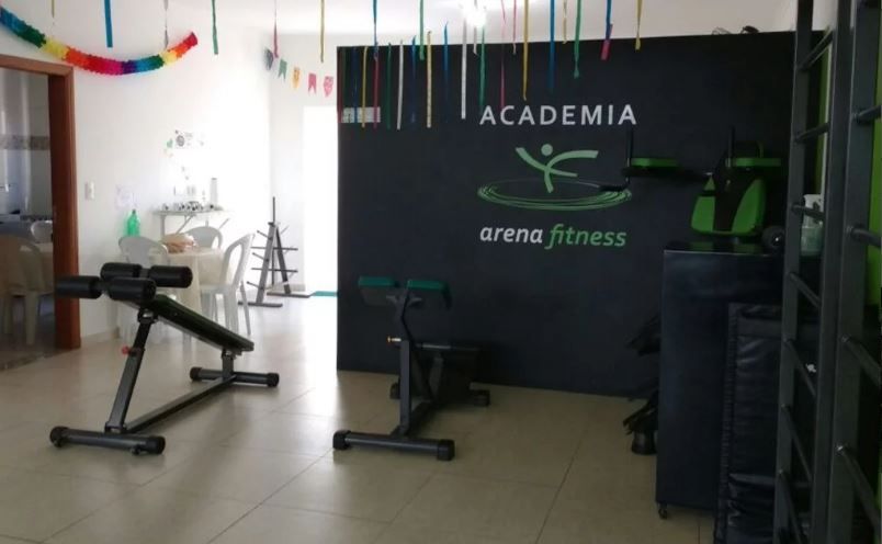 Imagem da estrutura da academia