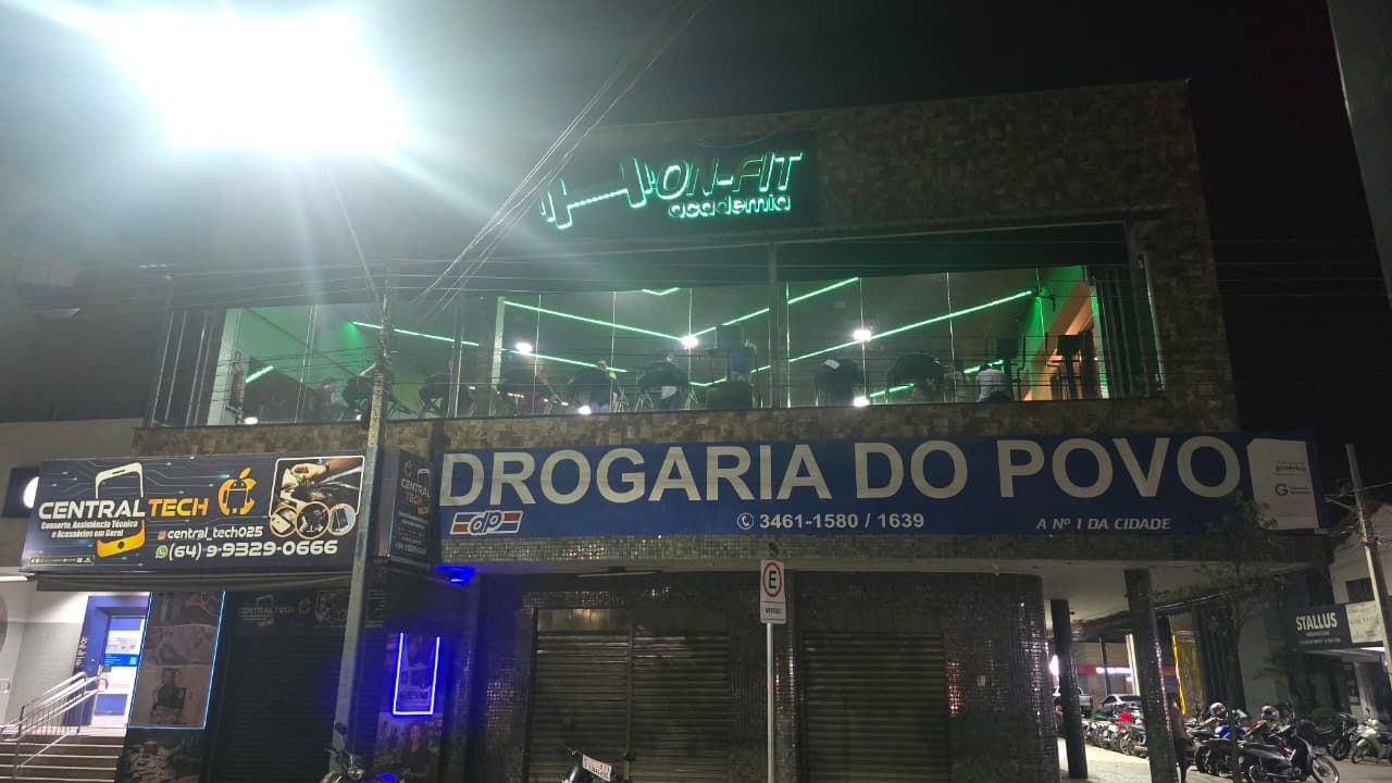 Imagem da estrutura da academia