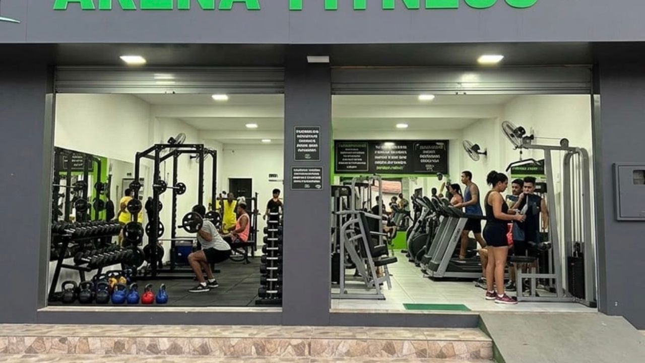 Imagem da estrutura da academia
