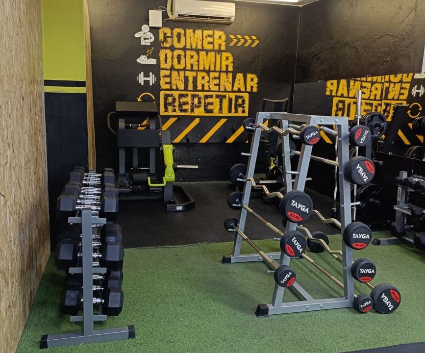 Imagem da estrutura da academia