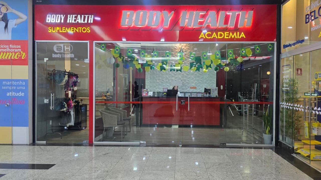 Imagem da estrutura da academia