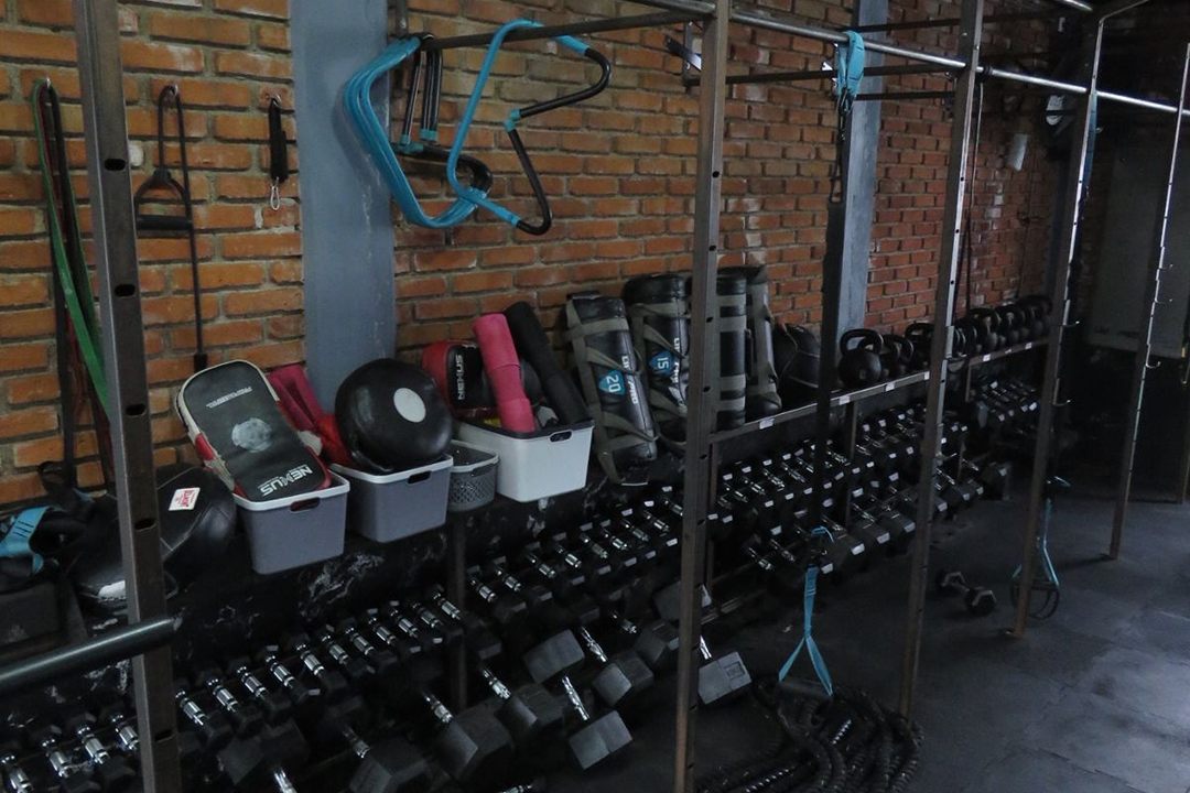 Imagem da estrutura da academia