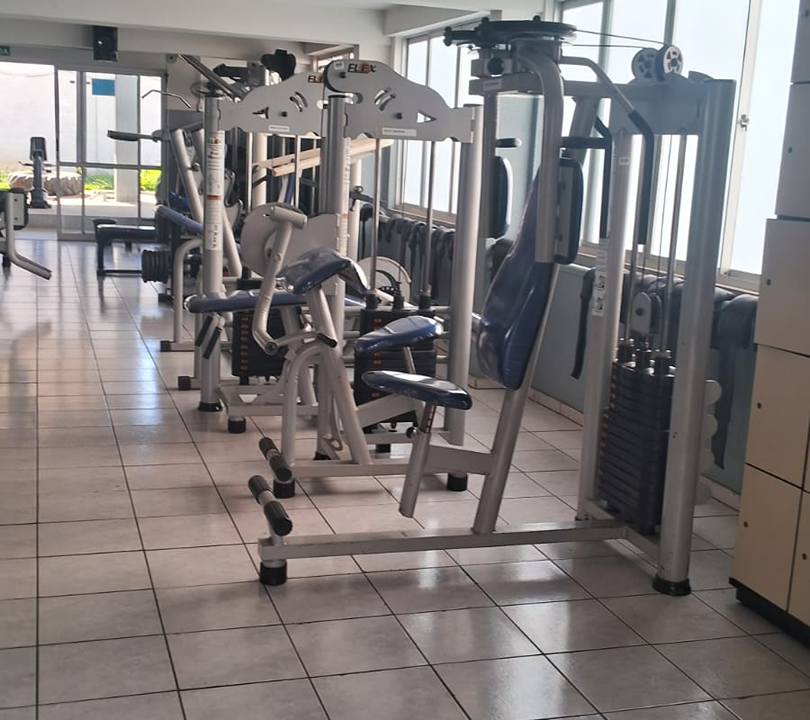 Imagem da estrutura da academia