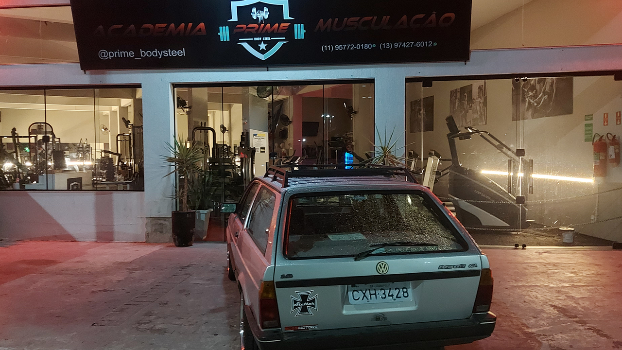 Imagem da estrutura da academia