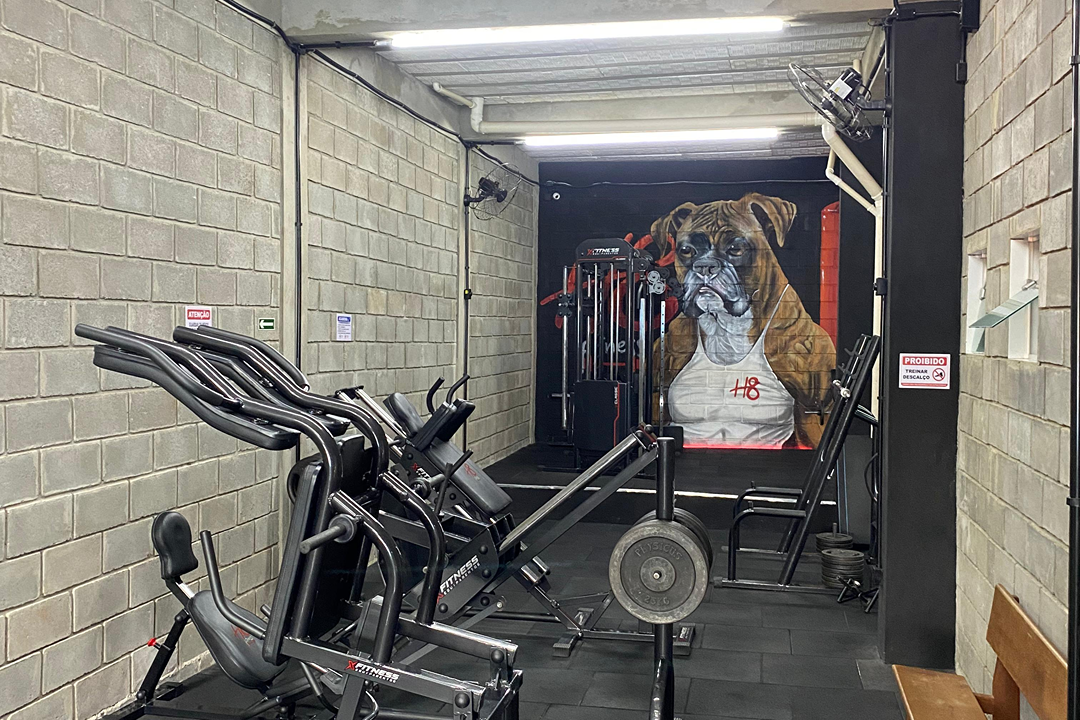 Imagem da estrutura da academia