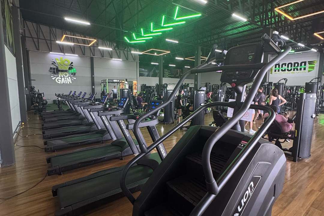 Imagem da estrutura da academia