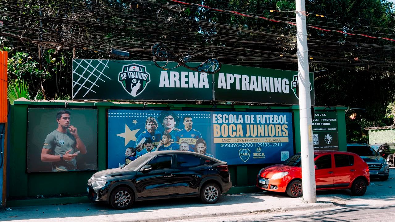 Imagem da estrutura da academia