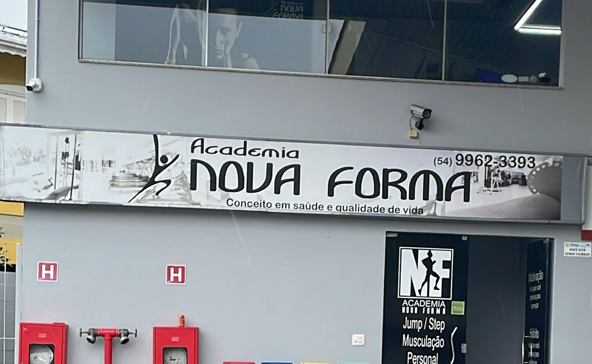 Imagem da estrutura da academia