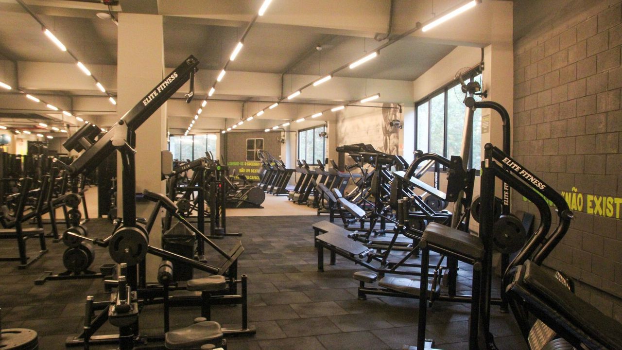 Imagem da estrutura da academia