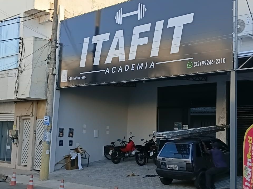 Imagem da estrutura da academia