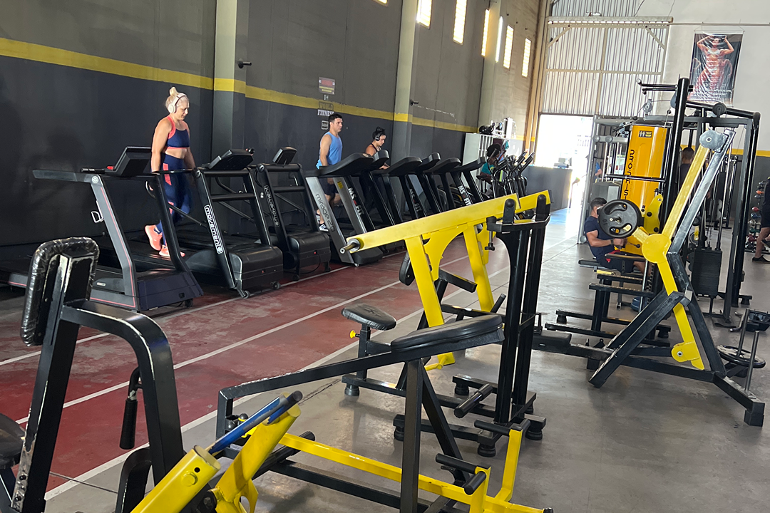 Imagem da estrutura da academia