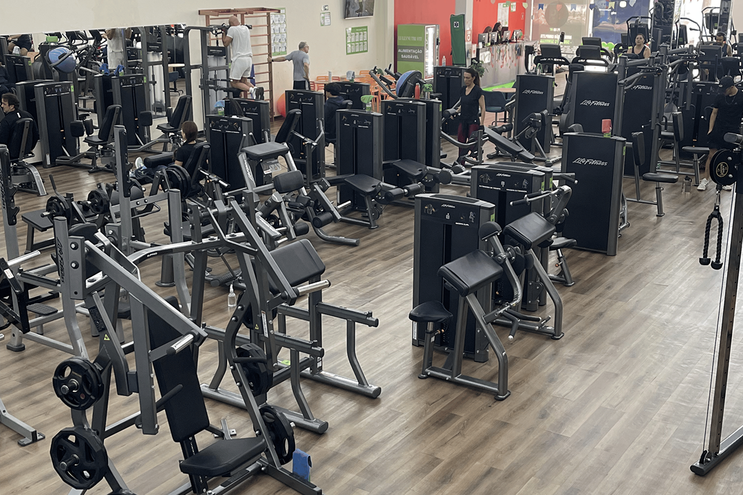 Imagem da estrutura da academia